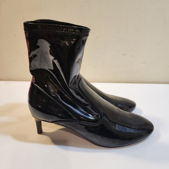 Zara Basics Black Faux Patent Leather size 37 - Picture 5 of 13